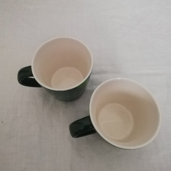 Starbuck's Pine Tree Christmas Cappuccino Cups - Set of 2 - Picture 4 of 5